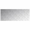 vidaXL Stair Tread Rectangular 4 pcs Silver 100 x 40 cm Aluminium