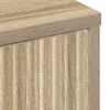vidaXL Sideboard Sonoma Oak 89.5 x 33 x 82 cm Engineered Wood