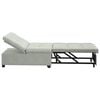vidaXL Sofa Bed Light grey 67 x 194 x 38 cm Velvet