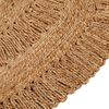 vidaXL Area Rug Hand-braided Jute 120 cm Round