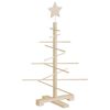 vidaXL Wooden Christmas Tree for Decoration 75 cm Solid Wood Pine
