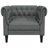 vidaXL Sofa Dark Grey 78.5 x 74.5 x 74.5 cm Polyester