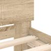 vidaXL Bed Frame without Mattress Sonoma Oak 140x190 cm
