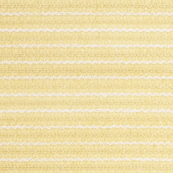vidaXL Balcony Screen Beige 90x400 cm HDPE