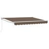 vidaXL Retractable Awning Taupe 3.5 x 2 m Polyester and Aluminium