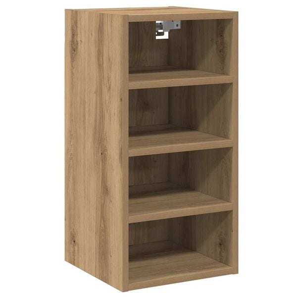 vidaXL Hanging Cabinet Riga Artisan Oak 30x29.5x60 cm Engineered Wood