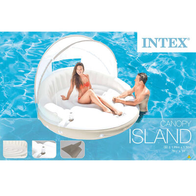 Intex Canopy Island Floating Lounge 199x150 cm 58292 EU