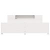 vidaXL Bed Frame without Mattress White 180x200 cm Super King Solid Wood Pine