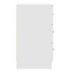 vidaXL Bedside Cabinet White 38 x 38 x 66 cm Engineered wood
