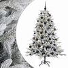vidaXL Artificial Christmas Tree with Bauble 120 cm 150 LEDs