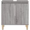 vidaXL Sink Cabinet Grey Sonoma 58x33x60 cm Engineered Wood
