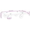 vidaXL Transport Trolleys 2 pcs Rectangular 80x55x11.5 cm
