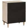 vidaXL Bedside Cabinet Beige 50 x 33 x 62 cm Solid Acacia wood