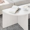 vidaXL Coffee Table 2 pcs White Solid pine wood