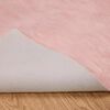 vidaXL Faux Sheepskin Rug Tafalla Pink 100 x 200 cm Polyester