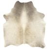 vidaXL Real Cowhide Rug Beige 180x220 cm