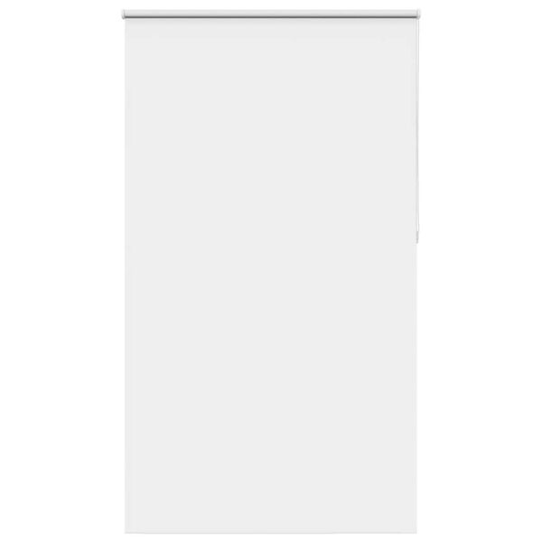 vidaXL Roller Blind Blackout White 140x230 cm Fabric Width 136.6 cm Polyester