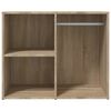 vidaXL Dressing Cabinet Sonoma Oak 80x40x65 cm Engineered Wood