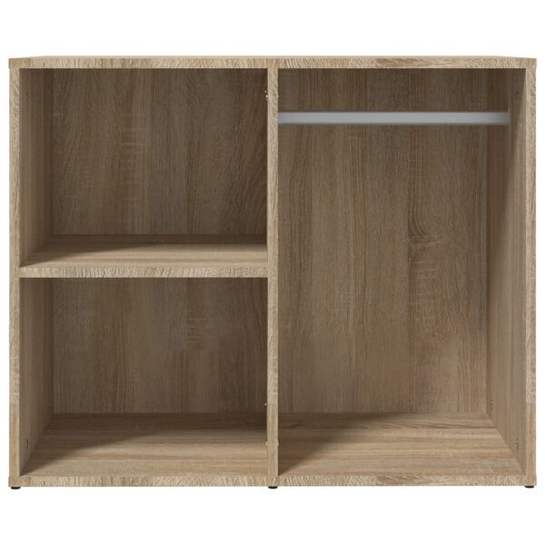 vidaXL Dressing Cabinet Sonoma Oak 80x40x65 cm Engineered Wood