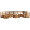 vidaXL Sofa Sets Natural Solid Acacia Wood
