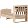 vidaXL Bookcase Bed without Mattress 90x190 cm Single Solid Wood Pine