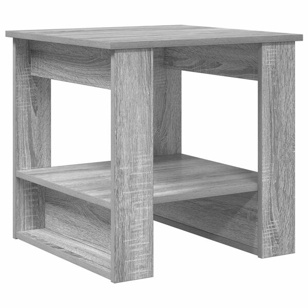 vidaXL Coffee Table Grey Sonoma 51 x 50 x 50 cm Engineered Wood