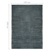 vidaXL Rug Washable Foldable Grey 140x200 cm Polyester