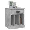 vidaXL Bedside Cabinet Concrete Grey 43x36x50 cm