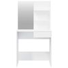 vidaXL Dressing Table Set White 74.5x40x141 cm