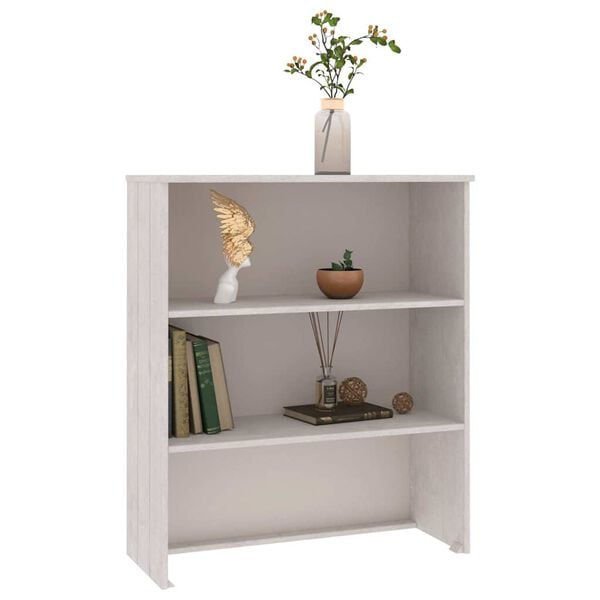 vidaXL Top for Highboard HAMAR White 85x35x100 cm Solid Wood Pine