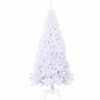 vidaXL Artificial Christmas Tree with Stand White 180 cm PVC and Steel