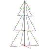 vidaXL Christmas Cone Tree | Metal | Medium | Decorative Inlays