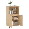 vidaXL Highboard Sonoma Oak 60x36x110 cm Engineered Wood