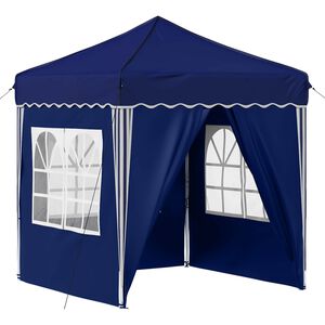 vidaXL Pop-up Party Tent Blue 195 x 195 x 245 cm Oxford Fabric