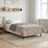 vidaXL Summer Duvet Quilted Light grey 140 x 220 cm