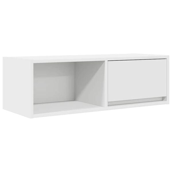 vidaXL TV Cabinet White 80x31x25.5 cm Engineered Wood