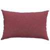vidaXL Sofa Pillows 2 pcs Wine Red 60 x 40 cm Fabric