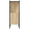 vidaXL Bookcase Sonoma Oak 72x28x77.5 cm Engineered Wood