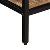 vidaXL Console Table 100x35x70 cm Solid Rough Wood Mango