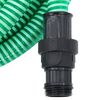 vidaXL Suction Hose with PVC Connectors Green 1" 10 m PVC