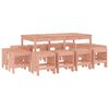 vidaXL 13 Piece Garden Dining Set Solid Wood Douglas