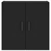 vidaXL Wall Cabinet Black 60x31x60 cm Engineered Wood