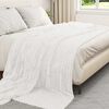 vidaXL Throw Blankets 6 pcs White 240 x 220 cm Fleece