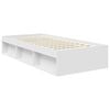 vidaXL Bed Frame with Headboard White 90 x 200 cm Engineered wood