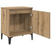 vidaXL Bedside Cabinet Artisan Oak 40 x 30 x 50 cm Engineered Wood