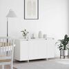 vidaXL Sideboard White 135 x 41 x 75 cm Engineered Wood