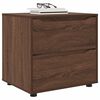 vidaXL Storage Cabinet Brown Oak 60 x 48 x 57 cm Engineered Wood