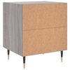 vidaXL Bedside Cabinet Grey Sonoma 40x35x47.5 cm Engineered Wood
