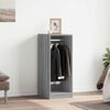 vidaXL Wardrobe Grey Sonoma 48x41x102 cm Engineered Wood