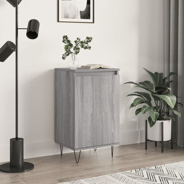 vidaXL Sideboard Grey Sonoma 40x35x70 cm Engineered Wood